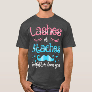 Striche oder Staches Godvater Lieben Sie Geschlech T-Shirt
