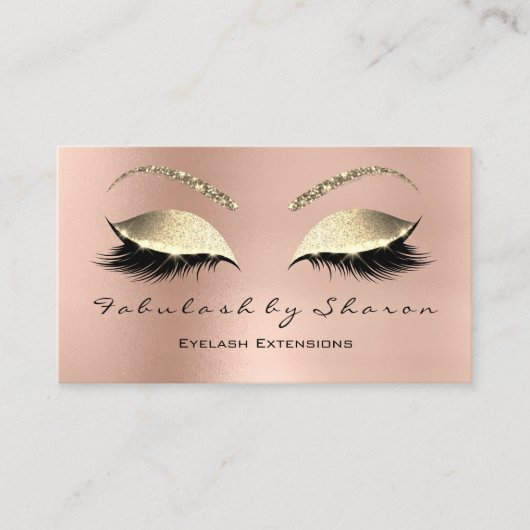 Striche, Schönheitssalon, Snapchat, Instagram Pink Visitenkarte (Vorderseite)