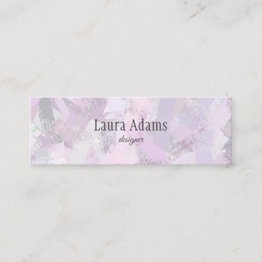 Striche Striche Textur Visitenkarte (Vorderseite)