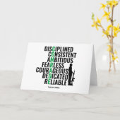 Strichen of a Soldier Karte (Gelbe Blume)