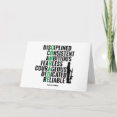 Strichen of a Soldier Karte (Vorderseite)