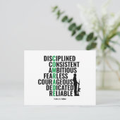 Strichen of a Soldier Postkarte (Stehend Vorderseite)