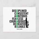 Strichen of a Soldier Postkarte (Vorderseite)