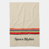 Strichen - Personalisierter Text Geschirrtuch (Vertikal)