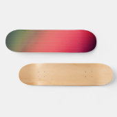 Strichen, rot, grün, Farbverlauf Skateboard (Horizontal)