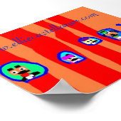 strichen, www.elliecastellanos.com - Maßgeschneide Poster (Ecke)