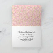 Strichfigur-Mädchen mit Friseurangebot Karte (Innenseite)