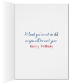 Strichfigur-Mädchen zum Geburtstag mit Blume Bouqu (Innen (Rechts))