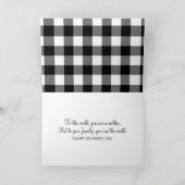 Strichfigur-Mädchen zum Muttertag Karte (Innenseite)