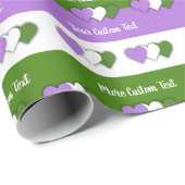 Strichflagge für Genderqueer mit Papier für Textve Geschenkpapier (Rolleneckpunkt)