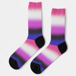 Strichflagge Gradient Genderfluid Socken