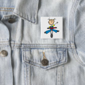 Strichmädchen fährt Roller Button (Beispiel)