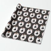 Strichmädchen mit Martini Geschenkpapier (Ungerollt)