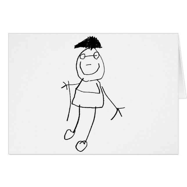 Strichmännchen (Vorderseite (Horizontal))