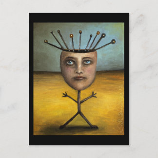 Strichmännchen 1 postkarte