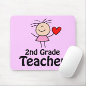 Strichmännchen-2. Grad-Lehrer Mousepad (Mit Mouse)