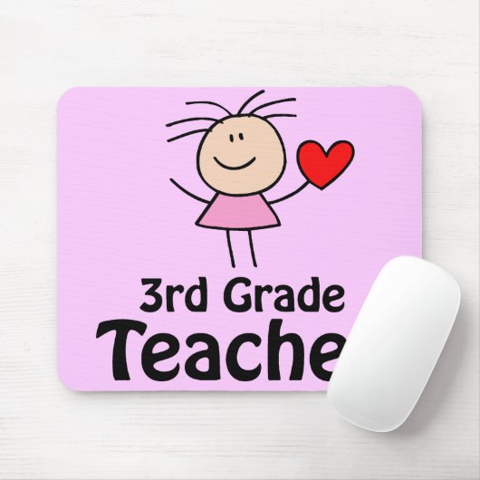 Strichmännchen-3. Grad-Lehrer Mousepad (Mit Mouse)