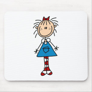 Strichmännchen Annie Mousepad