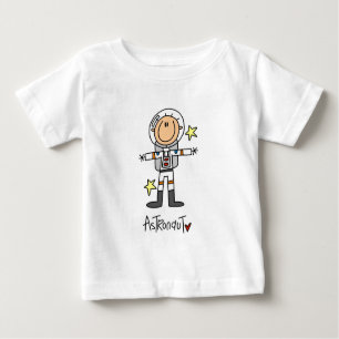 Strichmännchen Astronaut T - Shirt und Geschenke