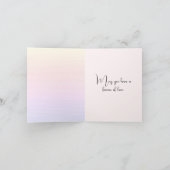 Strichmännchen auf Herz Karte (Innenseite)