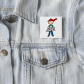 Strichmännchen backt Kekse Button (Beispiel)