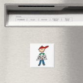 Strichmännchen backt Kekse Magnet (In Situ (Geschirrspüler))