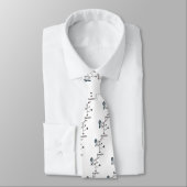 Strichmännchen-Badminton-T - Shirts und Geschenke Krawatte (Gebunden)
