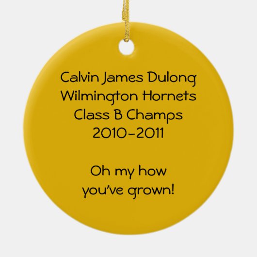 Strichmännchen Basketball Foto Ornament (Hinten)