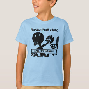 Strichmännchen-Basketball-Held T-Shirt