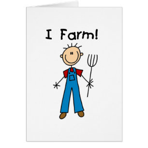 Strichmännchen-Bauers-T-Shirts und Geschenke