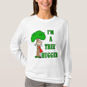 Strichmännchen-Baum Hugger T - Shirts und