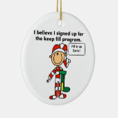 Strichmännchen Behalt Fill Program Ornament (Rechts)