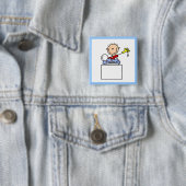 Strichmännchen beim Geschirrspülen Button (Beispiel)