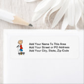 Strichmännchen Boy on Scooter (Insitu)