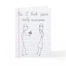 Strichmännchen Boy to Girl Valentine