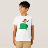Strichmännchen Boy Trimming Shrubs T-Shirt (Vorne ganz)