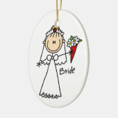 Strichmännchen Bridge T Shirts und Geschenke Keramikornament (Links)