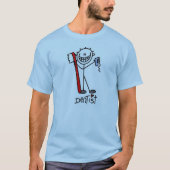 Strichmännchen Dentist T-Shirt (Vorderseite)