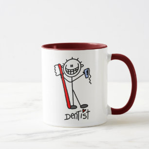 Strichmännchen Dentist Tasse