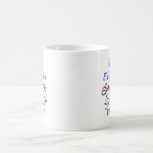 Strichmännchen der besten Freunde Kaffeetasse (Mittel)
