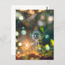 Strichmännchen der Weißen Linie, Postüberquerung