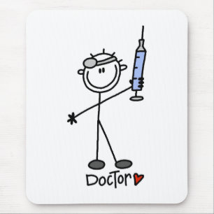 Strichmännchen-Doktor Mousepad