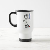 Strichmännchen-Doktor Mug Reisebecher (Links)
