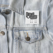 Strichmännchen-Elefant-T-Shirts und Geschenke Button (Beispiel)