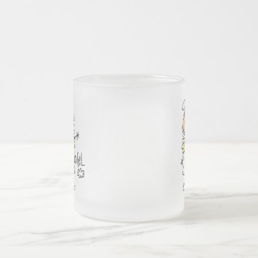 Strichmännchen-Engels-T - Shirts und Geschenke Mattglastasse (Mittel)