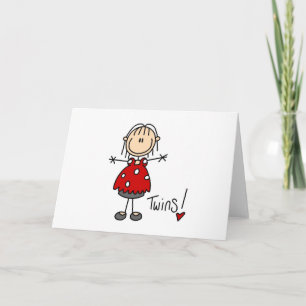 Strichmännchen erwartet Twins Ankündigung