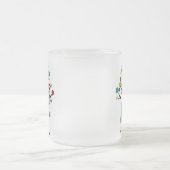 Strichmännchen Expectant Elternmädchen Mattglastasse (Mittel)