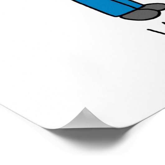 Strichmännchen Expectant Elternmädchen Poster (Ecke)