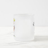 Strichmännchen-Fußball-T-Shirts und Geschenke Mattglastasse (Mittel)