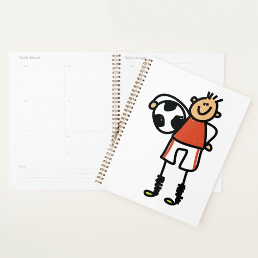 Strichmännchen-Fußballspieler Planer (Anzeige)
